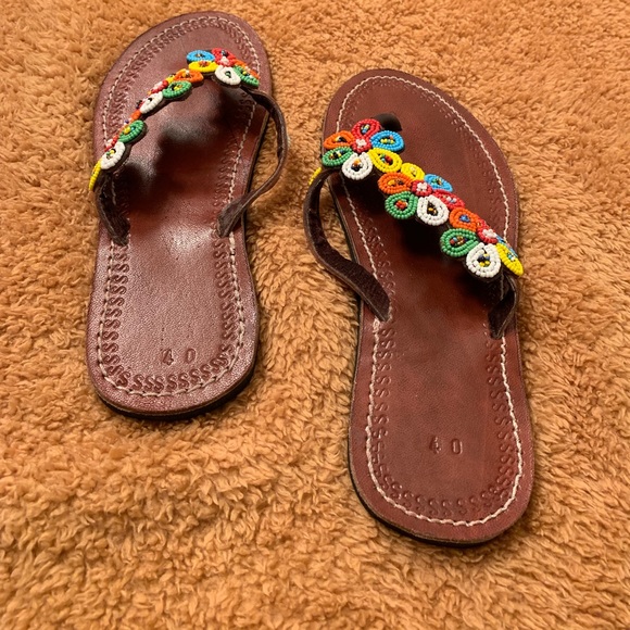 Multi color sandals - Picture 3 of 4
